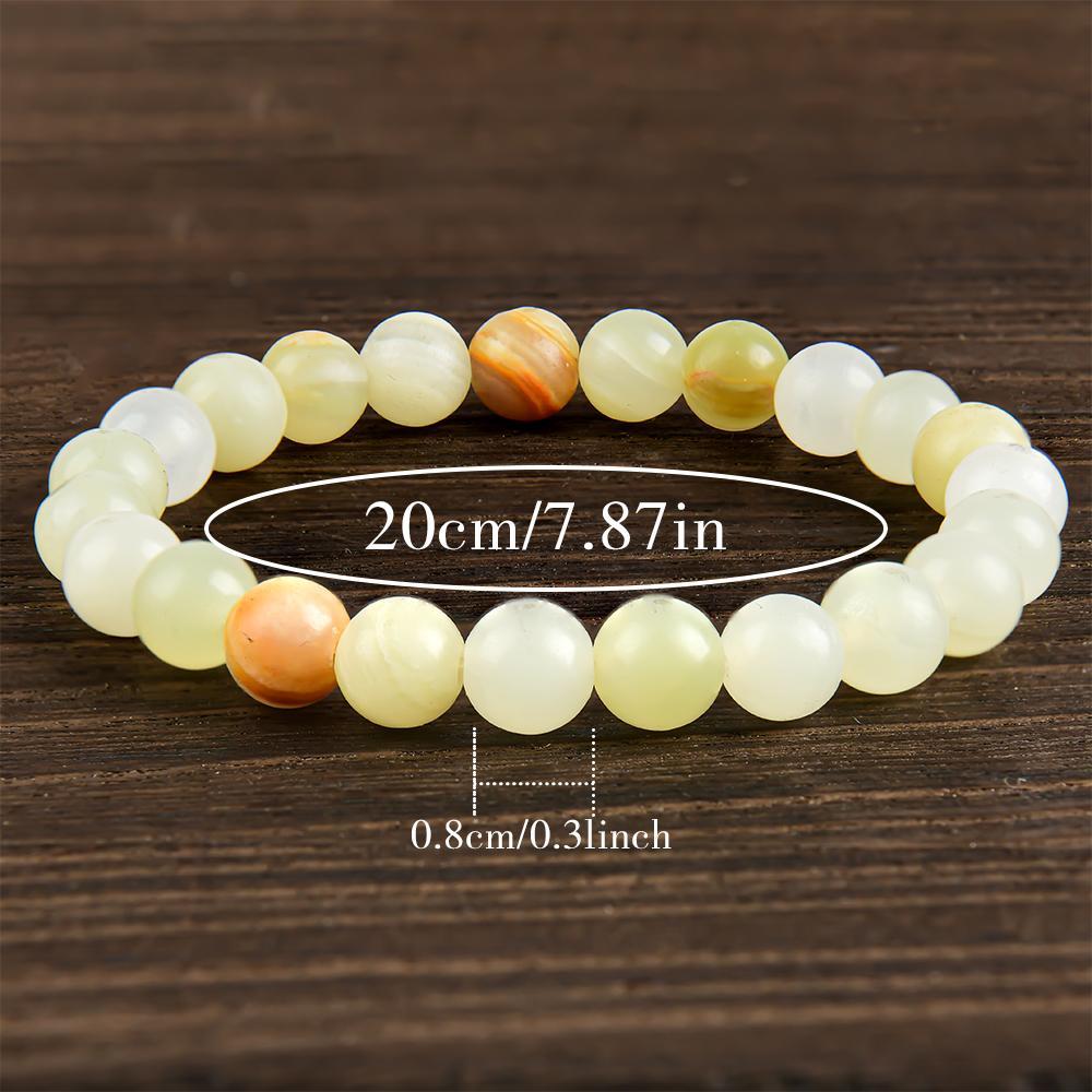 Bracelet Infused With Reiki, Infused With Prosperity Energy, Brings Serenity & Luck, Handmade Energy Stone Bracelet With Crystal And 8mm Beaded Jewelry