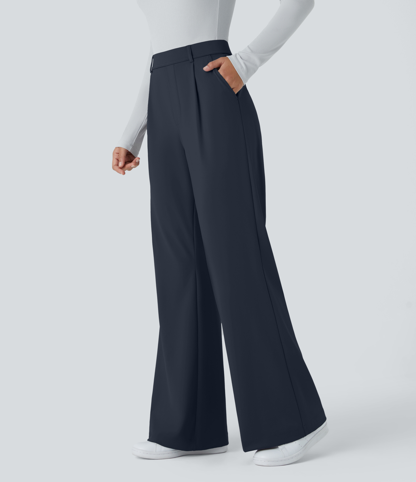 FlexHigh Waisted Pocket Work Flare Pants