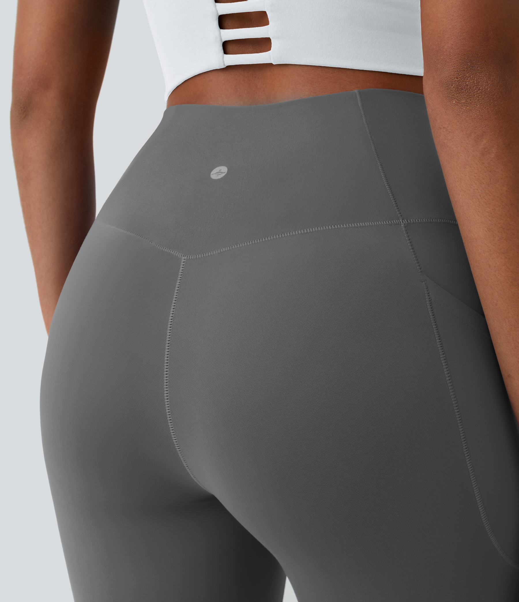 SoftlyZeroCrossover Pocket Plain Leggings-UPF50+