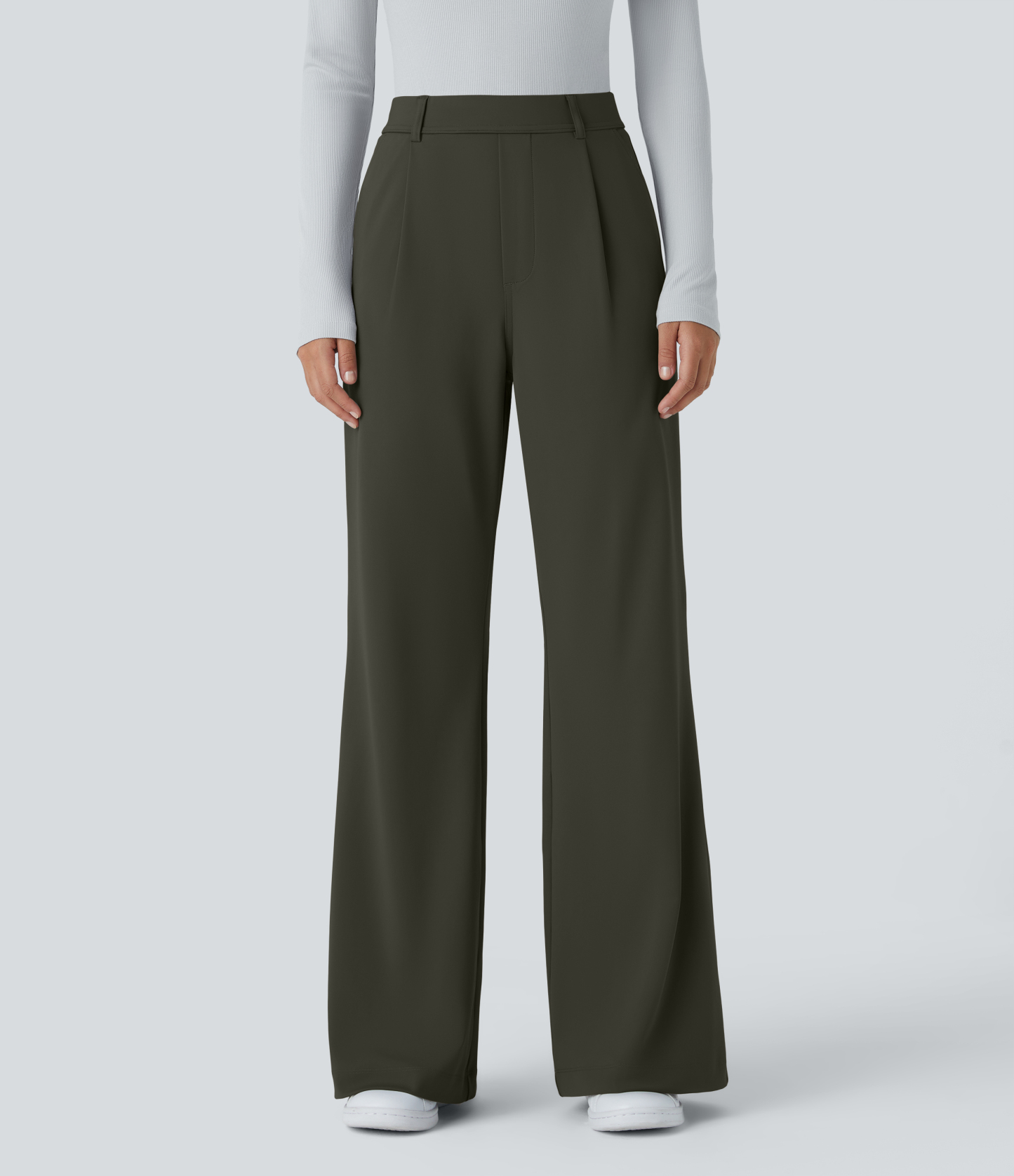 FlexHigh Waisted Pocket Work Flare Pants