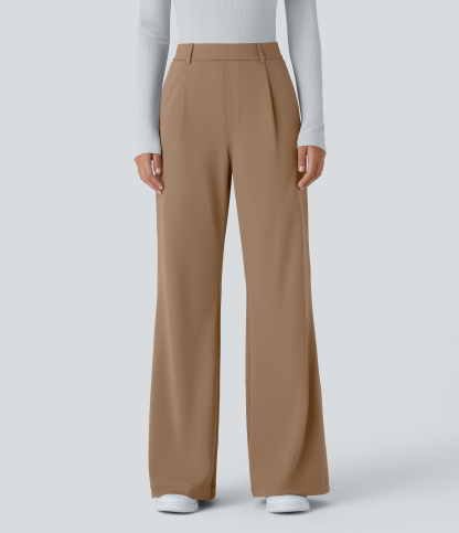 FlexHigh Waisted Pocket Work Flare Pants