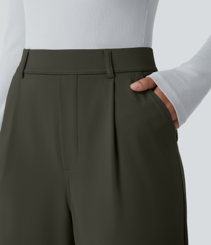 FlexHigh Waisted Pocket Work Flare Pants