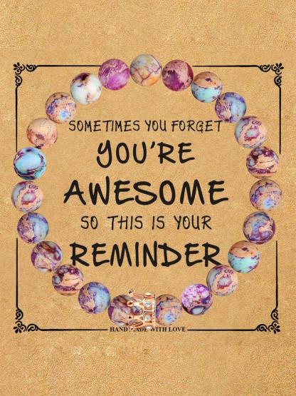 Creative Stone Beaded Bracelet, Fashionable Jewelry for Women & Girls, Trendy All-match & Exquisite Jewelry for Birthday Gift