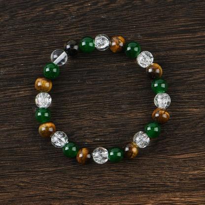 Tranquility Prosperity And Abundance Money Attraction Bracelet, Jewelry Gift For Men And Women,, Brings  Self-esteem first  bracelet pulsera  amatista unity  bracelet protection bracelet encouragement gift fashion artificial Colorblock  Crystal Bracelet