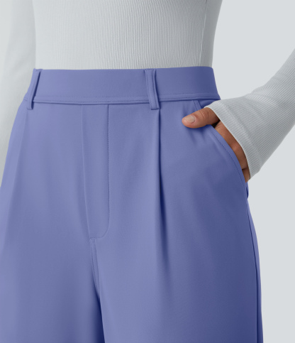 FlexHigh Waisted Pocket Work Flare Pants