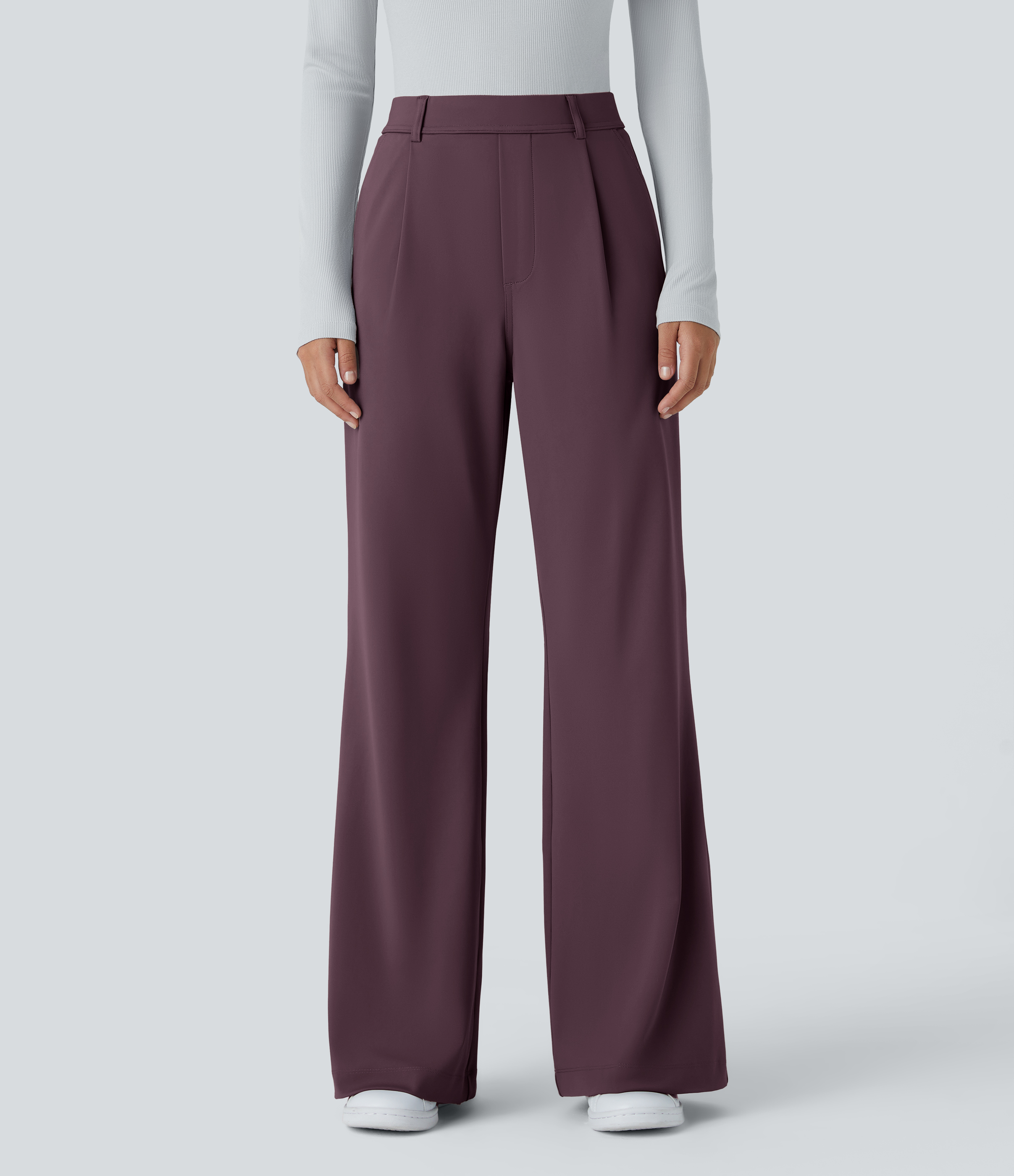 FlexHigh Waisted Pocket Work Flare Pants
