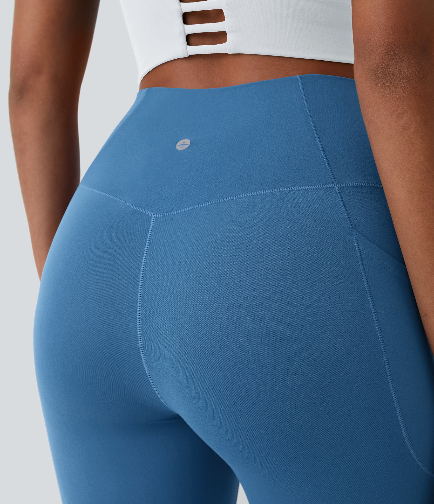 SoftlyZeroCrossover Pocket Plain Leggings-UPF50+