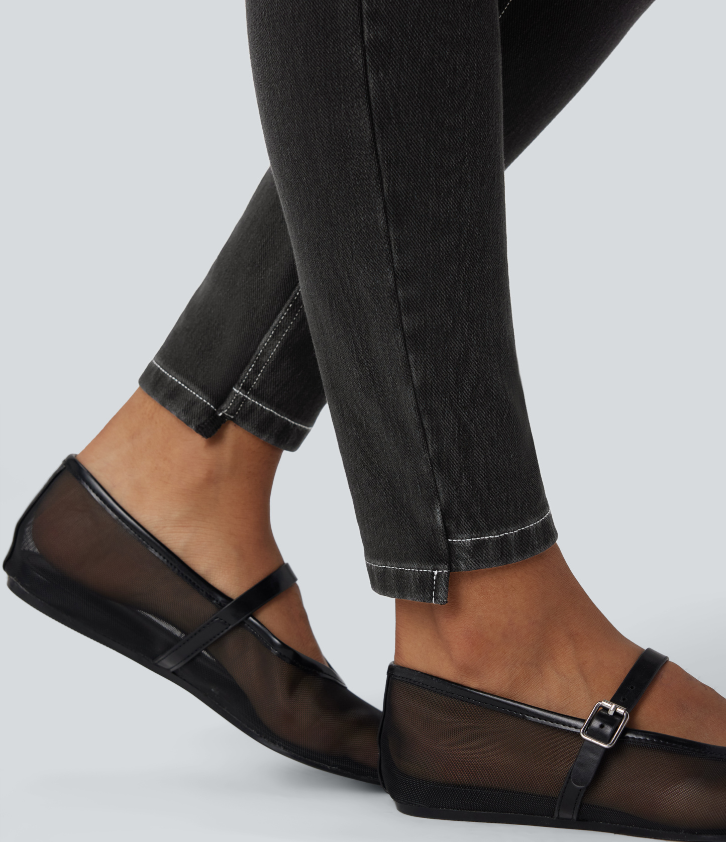 FlexLow Rise Casual Skinny Jeans with Pockets