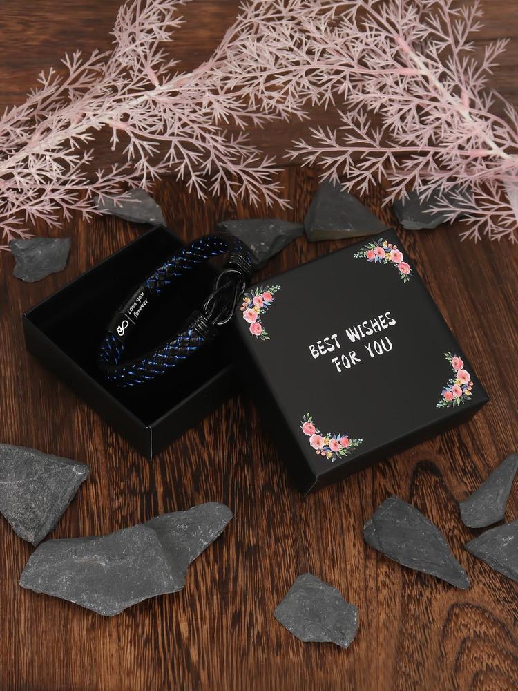 Men's Minimalist Temperament Knot Design Braided Bracelet, Fashion Jewelry for Party, Daily Clothing Decor, Trendy All-match & Exquisite Jewelry for Birthday Gift