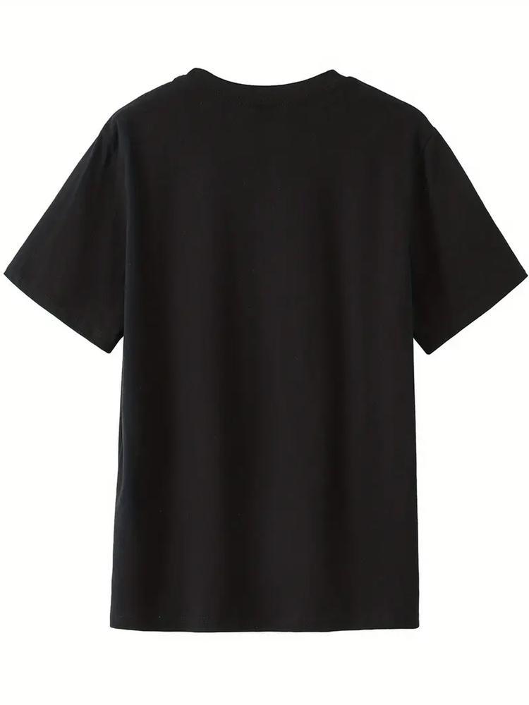 Boys Summer Fashion Creative Six Seven Series Colorful Number 67 Print Short Sleeve T-Shirt, Soft Fitted Casual Top for Kids