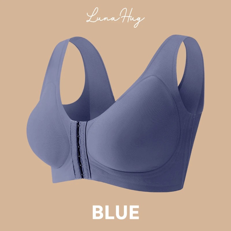 LunaHug - Seamless Front Buckle Cross Back Shaping Bra