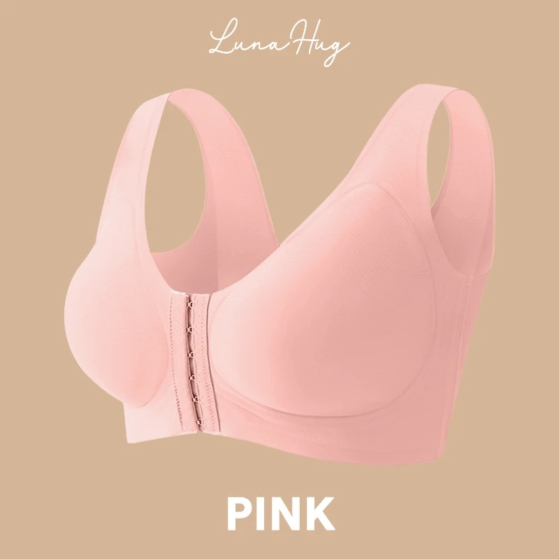 LunaHug - Seamless Front Buckle Cross Back Shaping Bra
