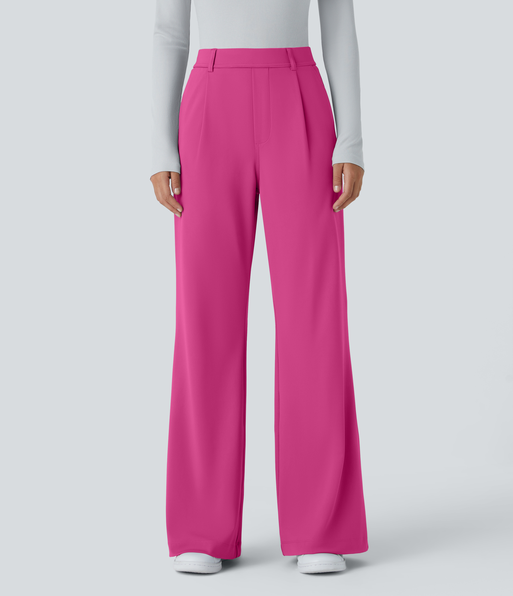 FlexHigh Waisted Pocket Work Flare Pants