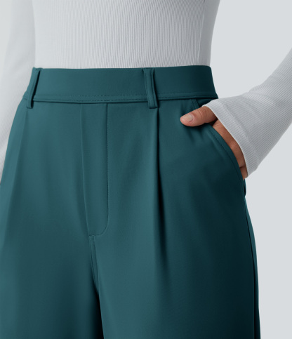 FlexHigh Waisted Pocket Work Flare Pants