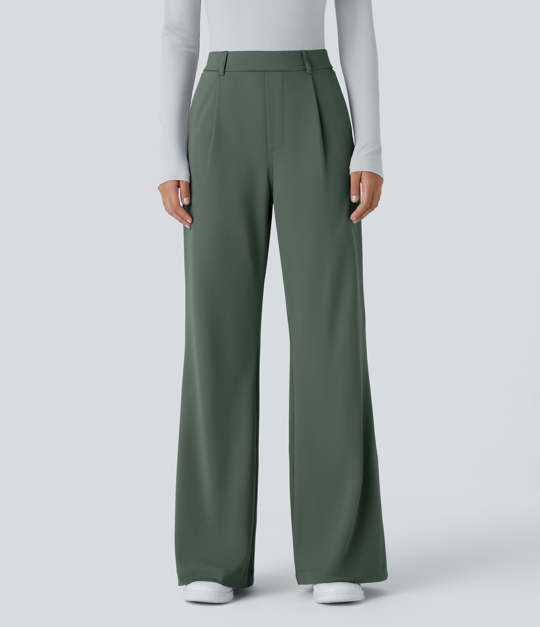 FlexHigh Waisted Pocket Work Flare Pants