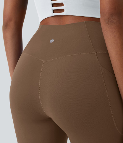 SoftlyZeroCrossover Pocket Plain Leggings-UPF50+