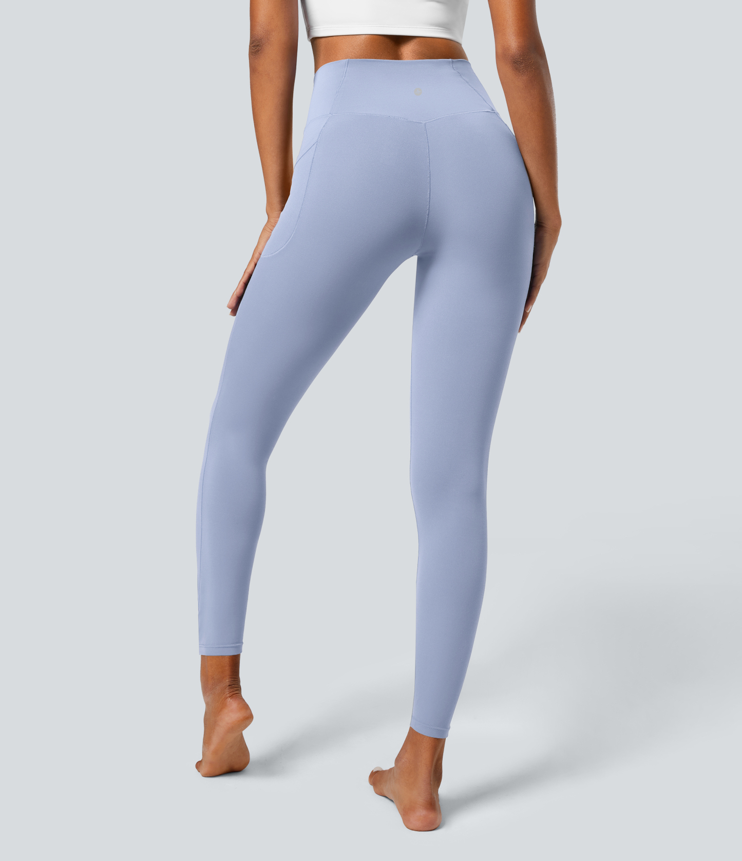 SoftlyZeroCrossover Pocket Plain Leggings-UPF50+