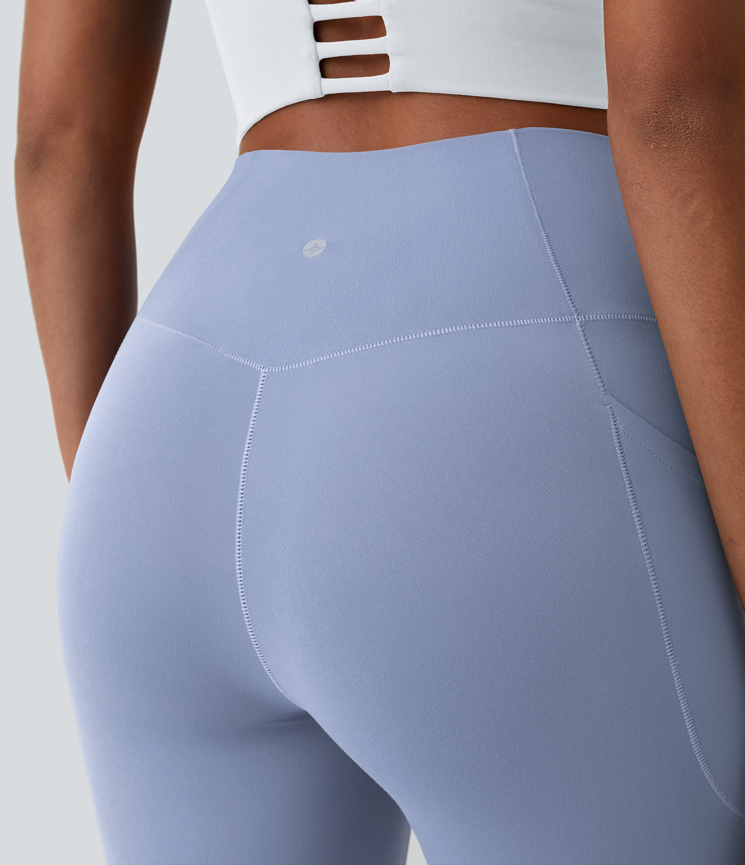 SoftlyZeroCrossover Pocket Plain Leggings-UPF50+