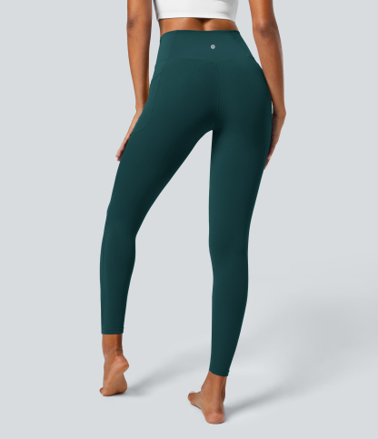 SoftlyZeroCrossover Pocket Plain Leggings-UPF50+