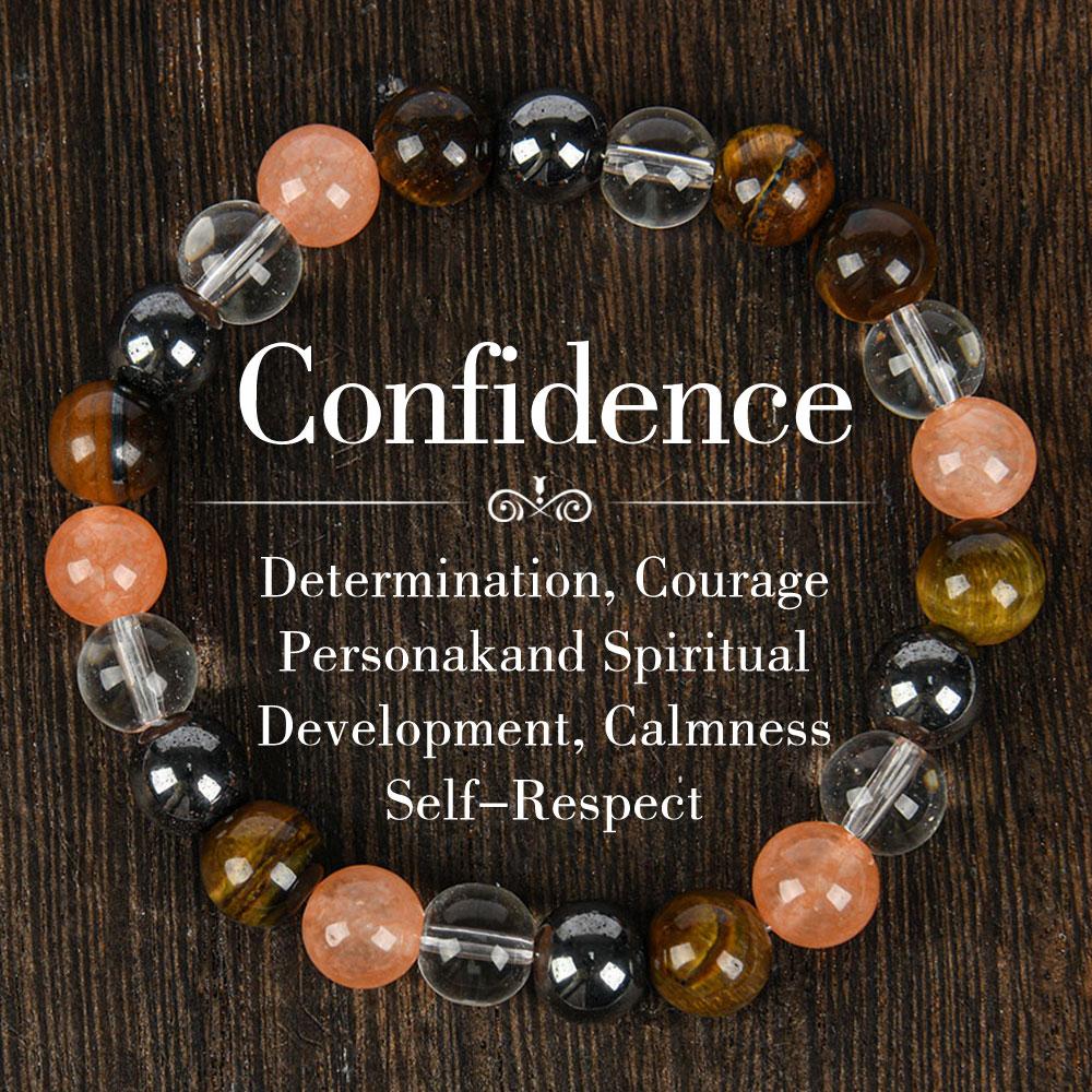 1PC Solar Plexus Chakra Healing Crystals Beads Band With Tiger Eye For Stress Relief Bracelet, Men And Women's Confidence And Self-Esteem Jewelry Gift - Homeopathic Solid Format