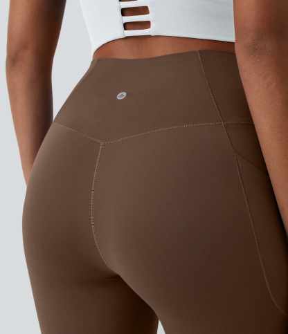 SoftlyZeroCrossover Pocket Plain Leggings-UPF50+