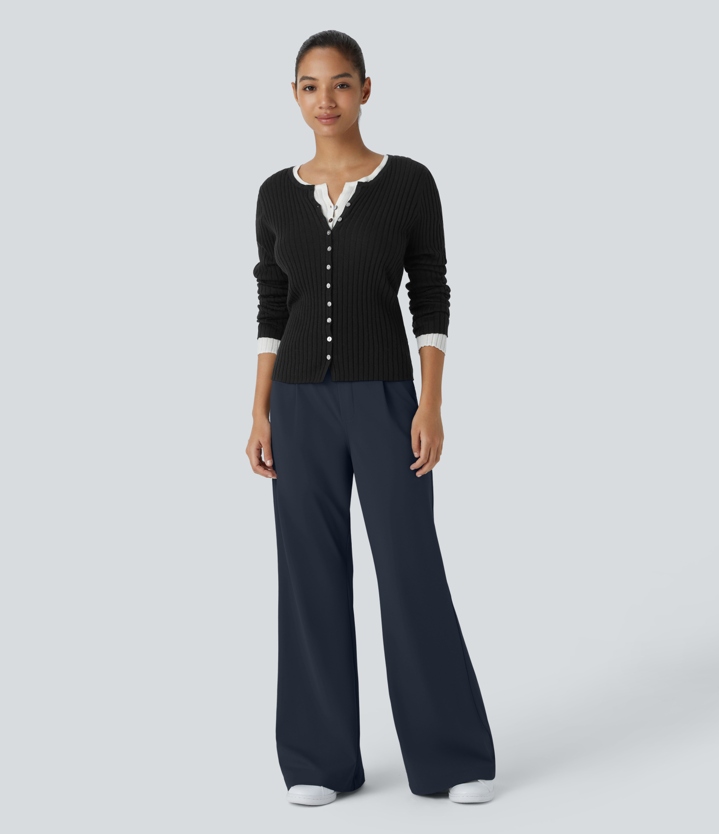 FlexHigh Waisted Pocket Work Flare Pants