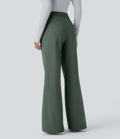 FlexHigh Waisted Pocket Work Flare Pants