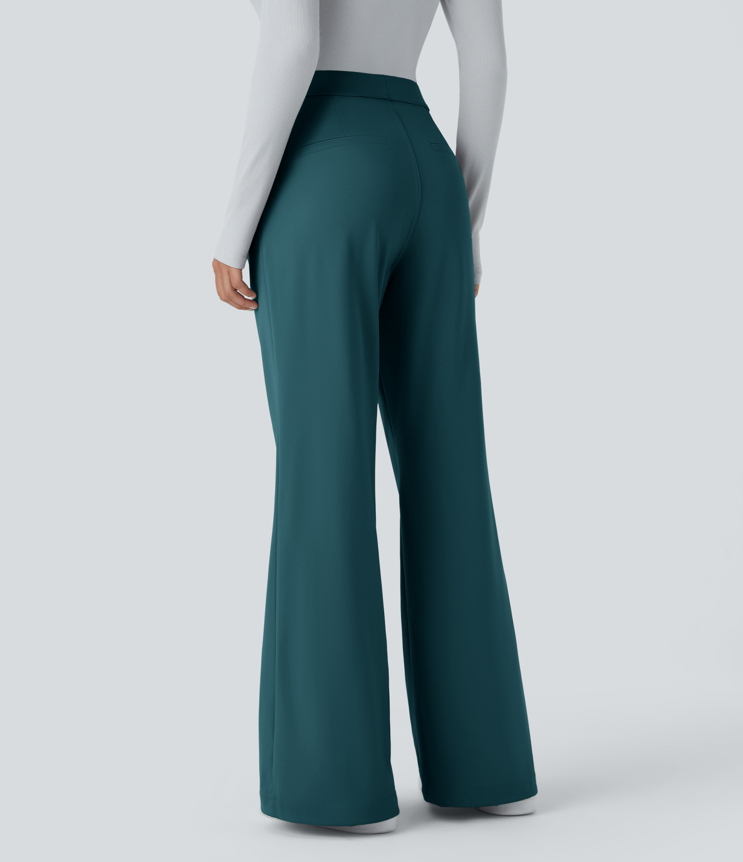 FlexHigh Waisted Pocket Work Flare Pants