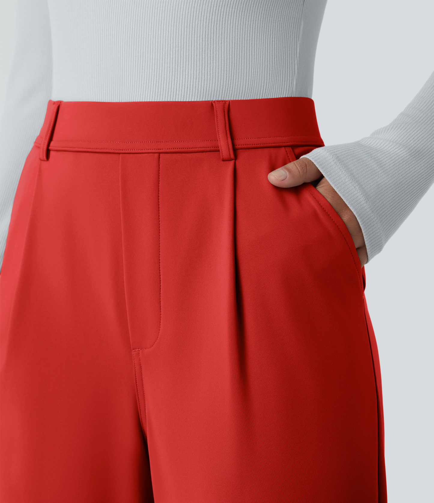 FlexHigh Waisted Pocket Work Flare Pants