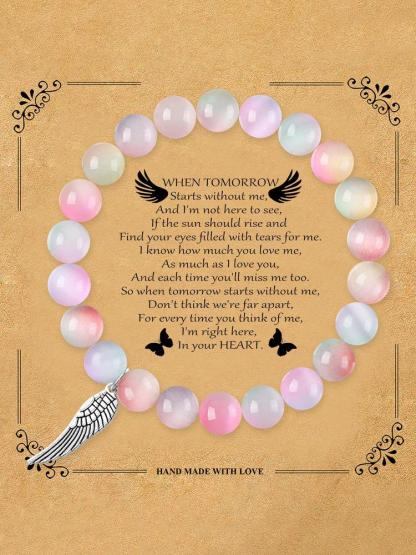 Wings Charm Bracelet, Memorial Jewelry for Loss of Loved One, Wing Memorial Bracelet, Thoughtful Condolence Gift for Her/Him, Empathy Gift for Grieving Friend