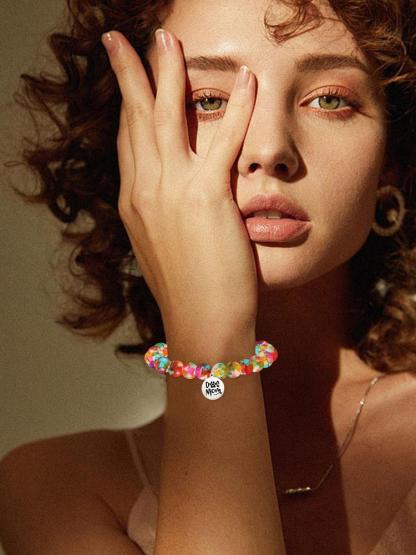 1PC Dog Mom Gift for Women, Exquisite Dog Mother Pendant Bracelet & Blessing Card Gift for Dog Lovers and Daughter, Adorable Engraving Perfect Gift for Dog Lovers, Christmas, Mother's Day Birthday Ideal Perfect Gifts