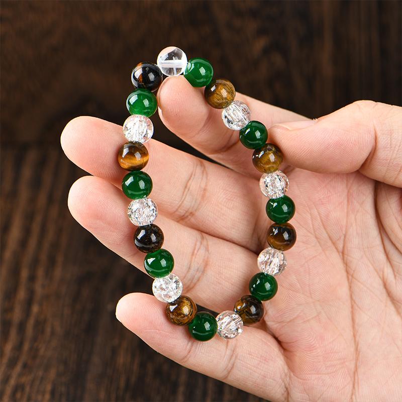 Tranquility Prosperity And Abundance Money Attraction Bracelet, Jewelry Gift For Men And Women,, Brings  Self-esteem first  bracelet pulsera  amatista unity  bracelet protection bracelet encouragement gift fashion artificial Colorblock  Crystal Bracelet