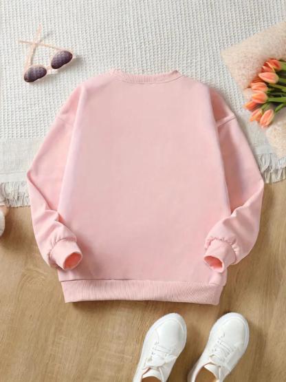 Women's Graphic Print Sweatshirt & Leggings Set, Casual Fitted Elastic Fabric for Spring Fall Outdoor Indoor Activities