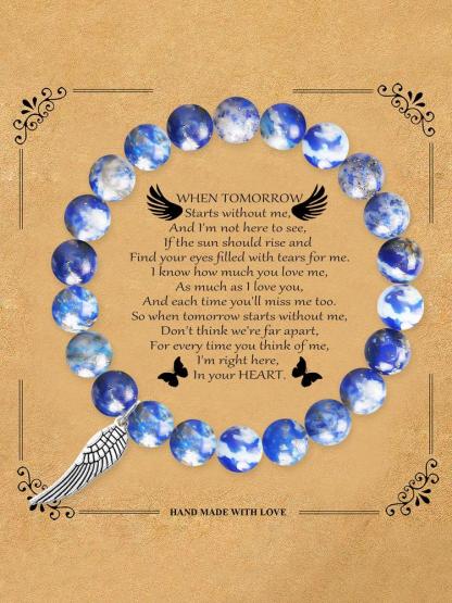 Wings Charm Bracelet, Memorial Jewelry for Loss of Loved One, Wing Memorial Bracelet, Thoughtful Condolence Gift for Her/Him, Empathy Gift for Grieving Friend