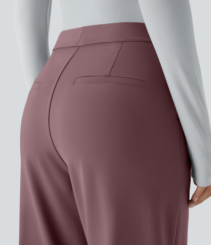 FlexHigh Waisted Pocket Work Flare Pants