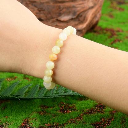 Bracelet Infused With Reiki, Infused With Prosperity Energy, Brings Serenity & Luck, Handmade Energy Stone Bracelet With Crystal And 8mm Beaded Jewelry