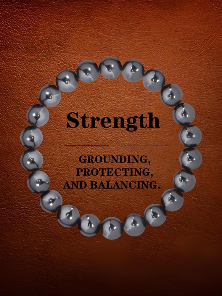 1PC Men's Beaded Bracelet, Punk Style Jewelry Gift, Unique Personality Accessory for All Occasions, Fashionable Minimalist Design