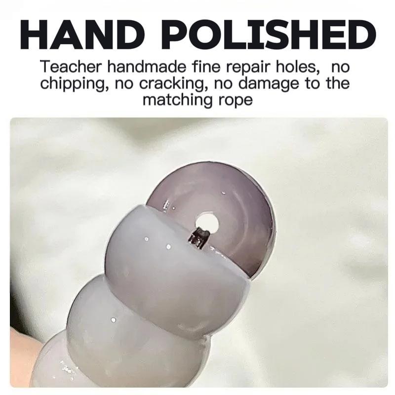 Large intestine | Bodhi beads bracelet purple handmade bowl shaped beads stress relieving toys natural material limited time special insomnia relief spiritual gifts unique style adjustable bead design bracelets for women Human catnip