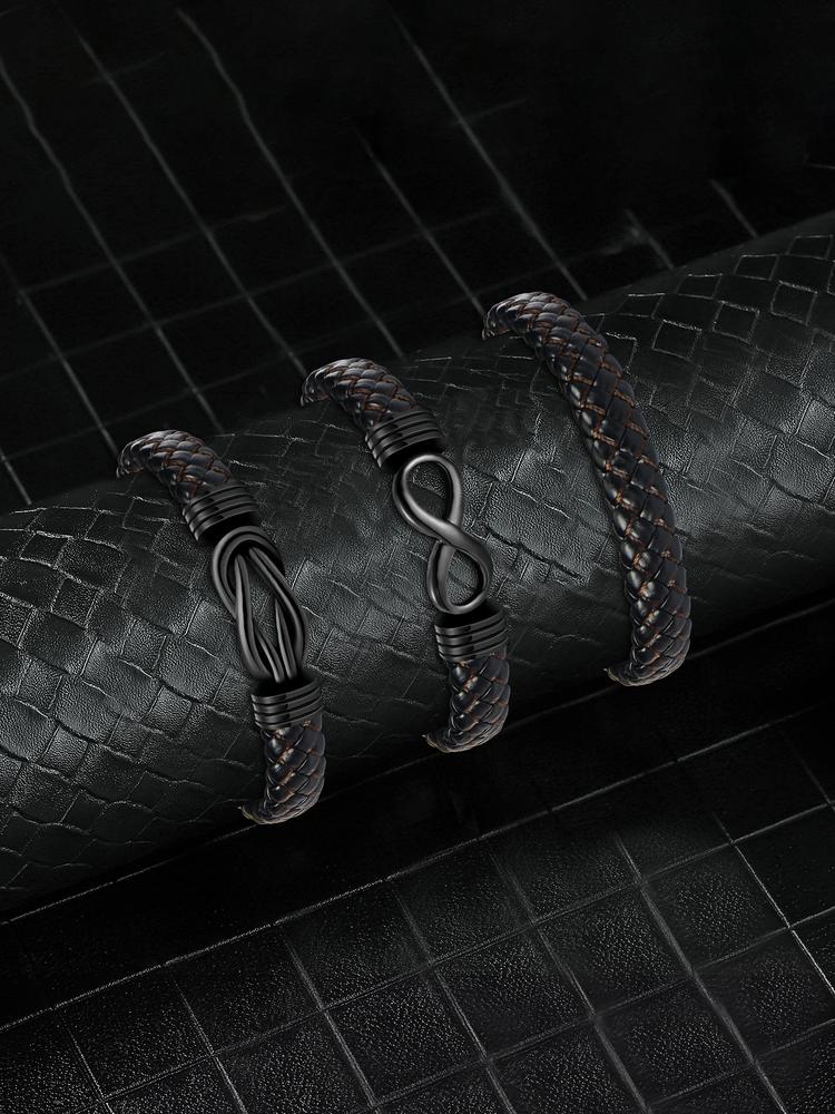 1PC Christmas Surprise Gift for Nephew - Classic Stylish Knotted Bracelet - Fashionable Eight-Byte Knotted Bracelet, Birthday Gift/Valentine’s Gift/Graduation Gift - A Blessing Gift for Nephew