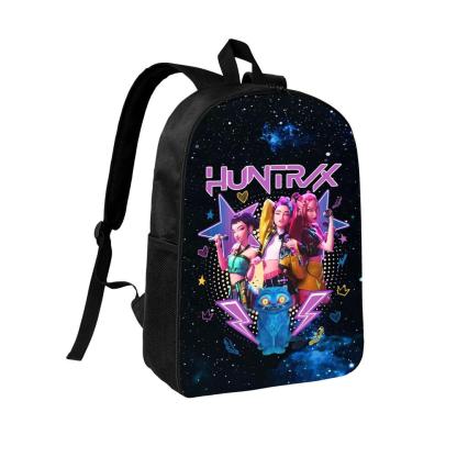 School Backpack for Fans Men Women College Bookbag Waterproof Lightweight K Pop Demon Hunter Black Backpack Mochilas Book Bag Rucksack Casual Daypack School Bag