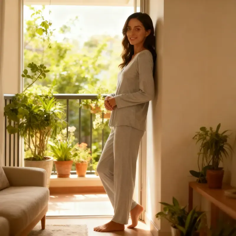 Womens Pajama Sets 2 Piece Lounge Set Fall Winter Pajamas Loose fit version Slim model