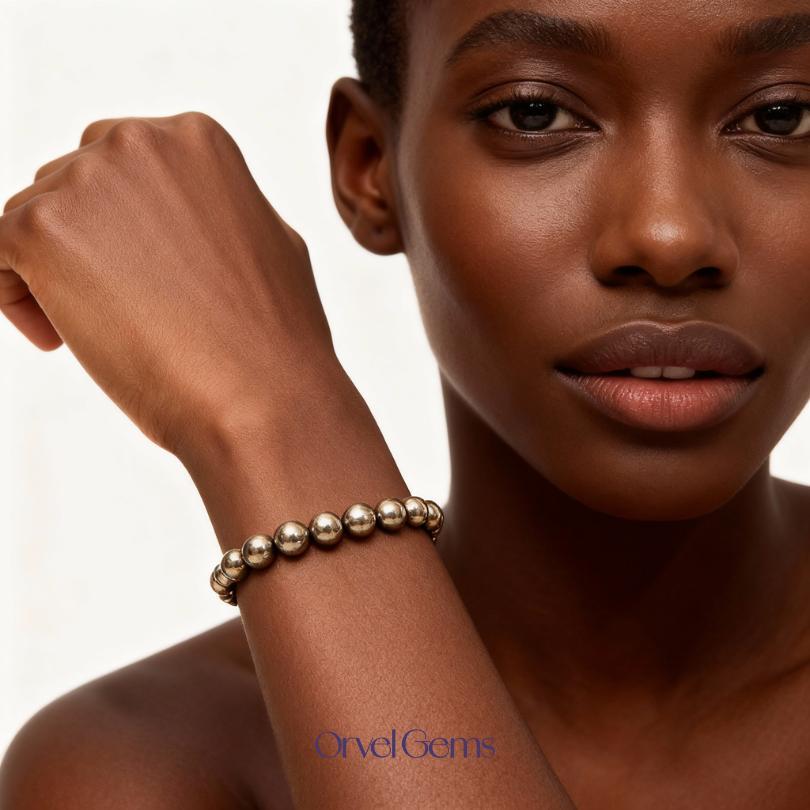 Wealth & Success Crystal Bracelet - Pyrite Citrine Black Tourmaline Healing Gemstone Beads 8mm - Spiritual Natural Stone Gift for Men & Women, Christmas, Birthday, New Year, Thanksgiving, Halloween #TikTokShopBlackFriday