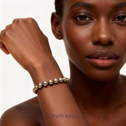 Wealth & Success Crystal Bracelet - Pyrite Citrine Black Tourmaline Healing Gemstone Beads 8mm - Spiritual Natural Stone Gift for Men & Women, Christmas, Birthday, New Year, Thanksgiving, Halloween #TikTokShopBlackFriday