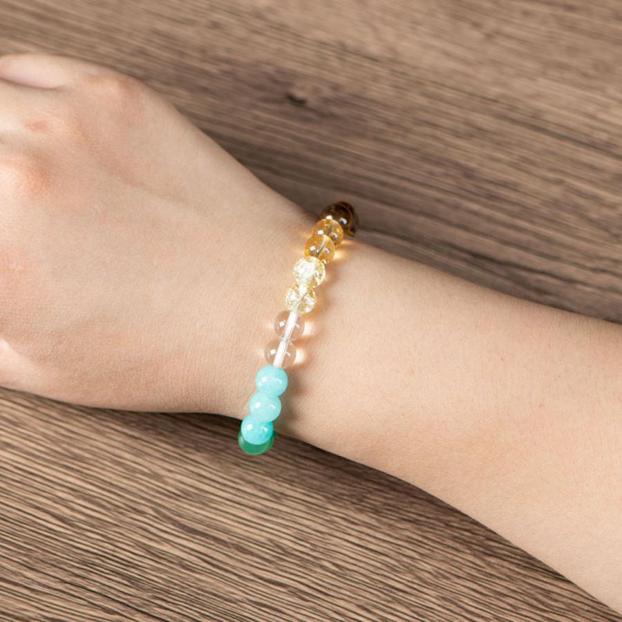 4 Pcs Exquisite Bohemian Beaded Bracelet - Natural Citrine, Malachite,,  Jewelry for Banquet Party,  and Gift for Her couple  bracelet 4b  blue fashion artificial bracelet  of  the  day party banquet elegant bohemian Colorblock Beaded Crystal Bracelet