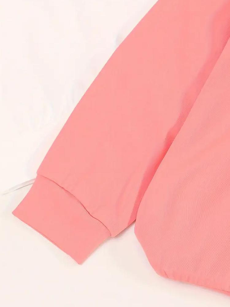 Girls' Spring & Fall Casual Fashion Kpop Falcon Girl Group Print Sweatshirt, Round Neck Long Sleeve Comfortable Basic Top