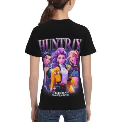 Kpop Demon Hunters Kids T-Shirt 3d Printed Graphic T-Shirts Boys And Girls Short Sleeve Shirts For Youth Kids Small