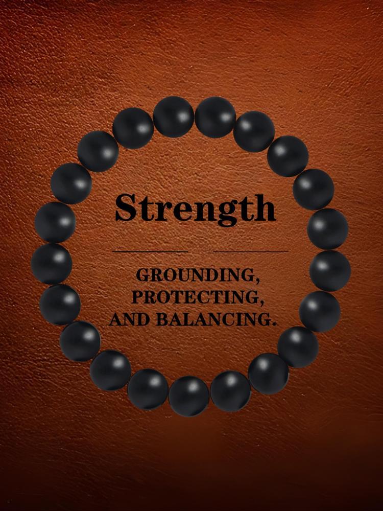 1PC Men's Beaded Bracelet, Punk Style Jewelry Gift, Unique Personality Accessory for All Occasions, Fashionable Minimalist Design