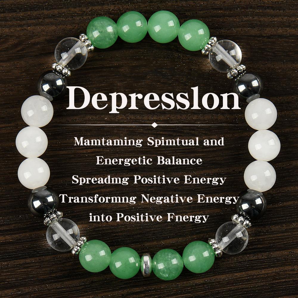 Crystal bracelet, Handmade Crystal Beads, Solid Color, Inspired Women'S And Men'S Jewelry Gift Stone Bracelet for Women, Brings Serenity & Luck - Sparkling Faux Crystal Jewelry, Infused with Prosperity Energy, Protection, Vitality