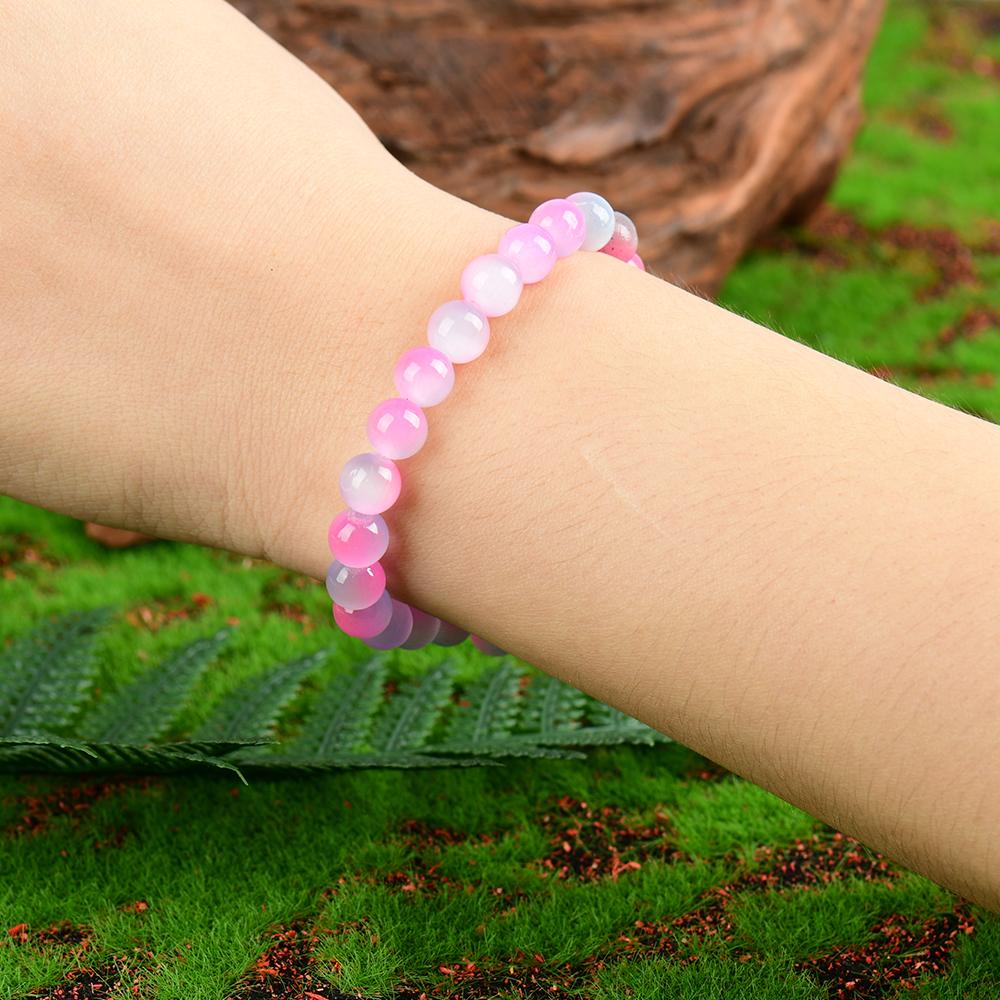 Energy Bracelet,- Sparkling Artificial Crystal, Jewelry Gift For Both Sexes, A Piece Of Jewelry blue friendship bracelet fahlo  bracelet blue bracelet   jewelry protection bracelet encouragement gift fashion artificial Colorblock Beaded Crystal Bracele