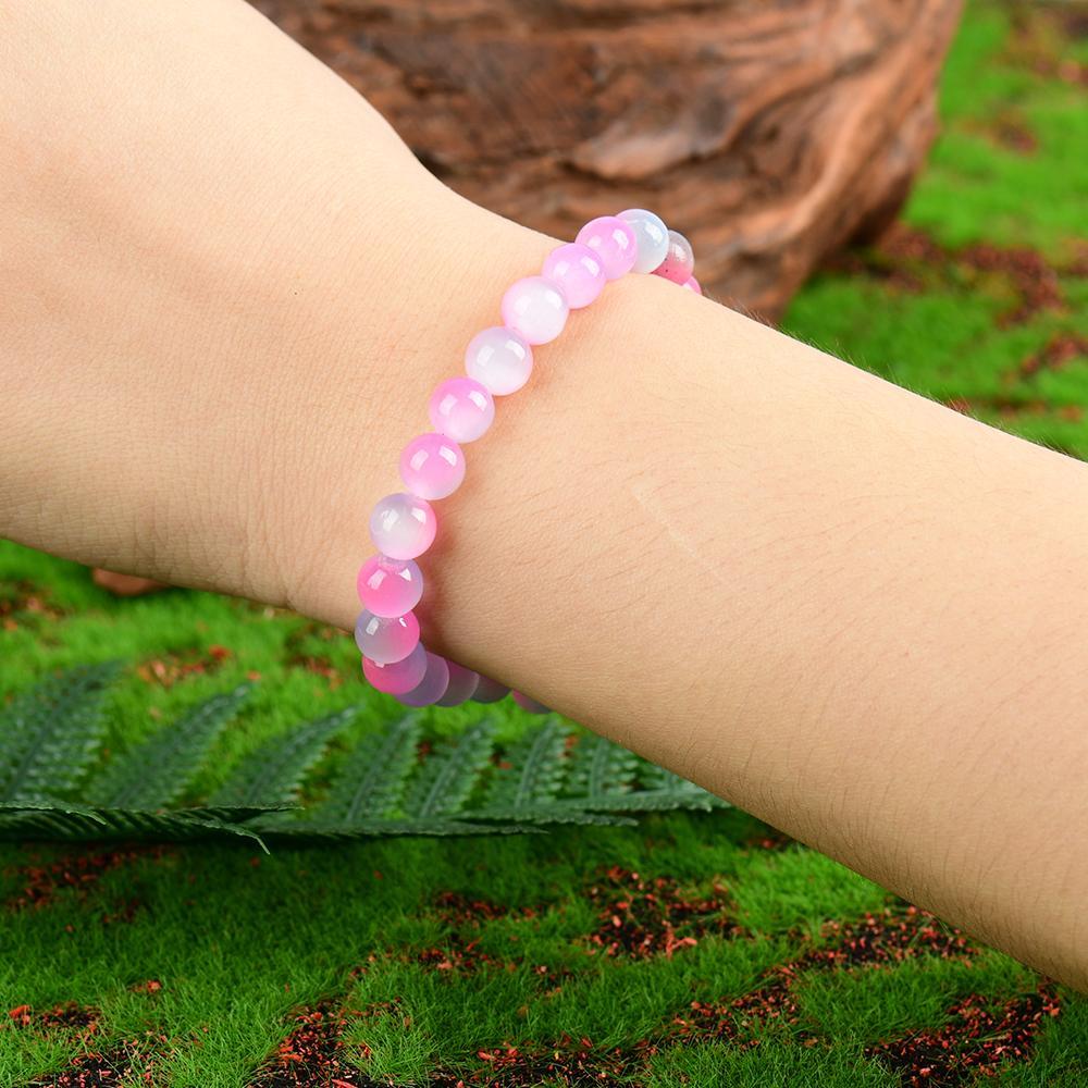 Energy Bracelet,- Sparkling Artificial Crystal, Jewelry Gift For Both Sexes, A Piece Of Jewelry blue friendship bracelet fahlo  bracelet blue bracelet   jewelry protection bracelet encouragement gift fashion artificial Colorblock Beaded Crystal Bracele